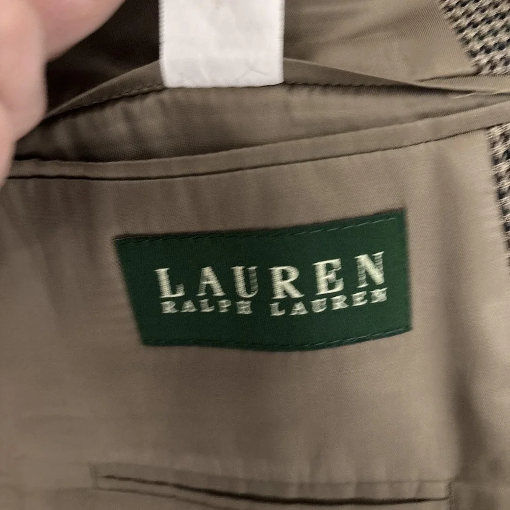 Lauren Ralph Lauren Sport Coat 56R Brown Check Wool Tweed Blazer Jacket Big Tall